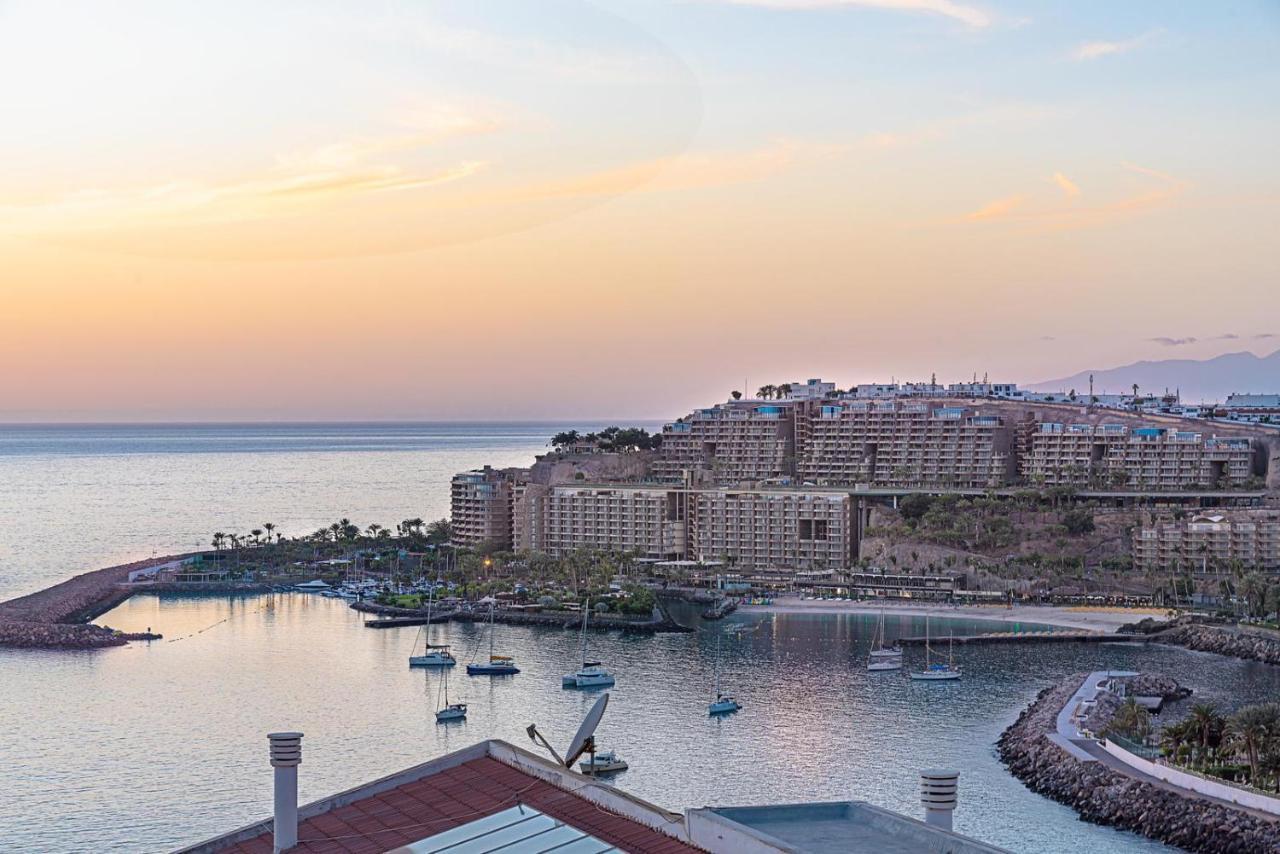Mogan Luxury Apartment, Sea Views, Jacuzzi And Sauna. Екстер'єр фото