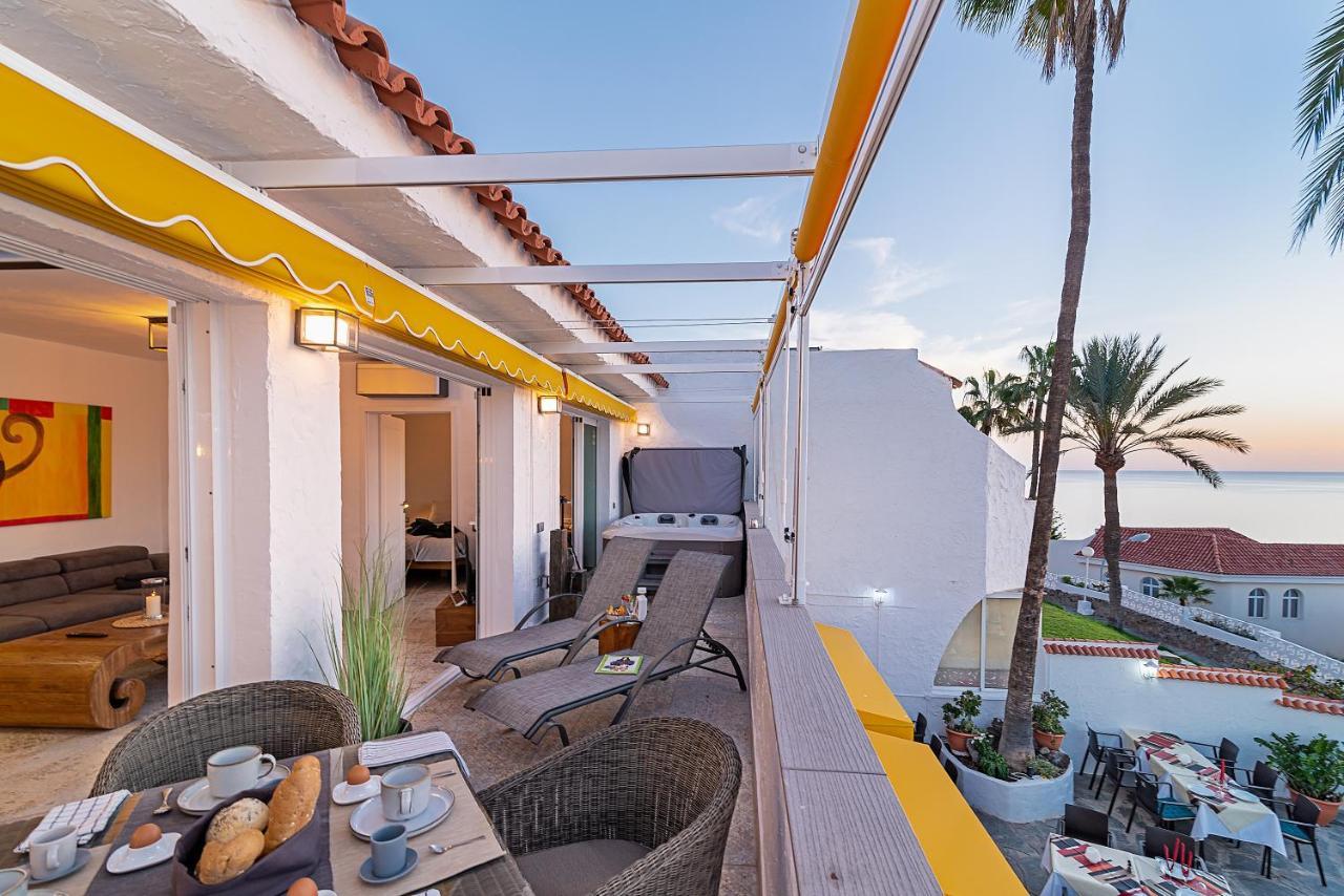 Mogan Luxury Apartment, Sea Views, Jacuzzi And Sauna. Екстер'єр фото