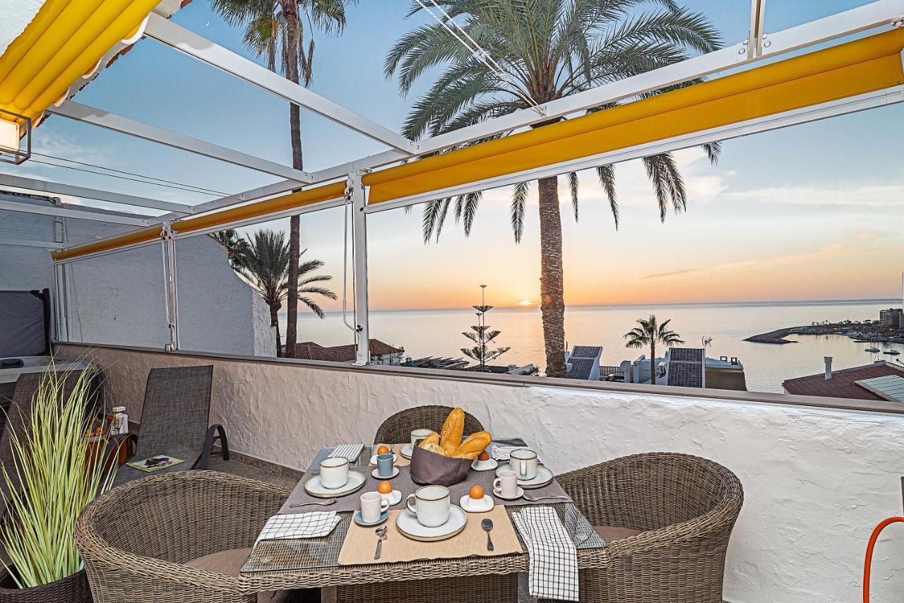 Mogan Luxury Apartment, Sea Views, Jacuzzi And Sauna. Екстер'єр фото